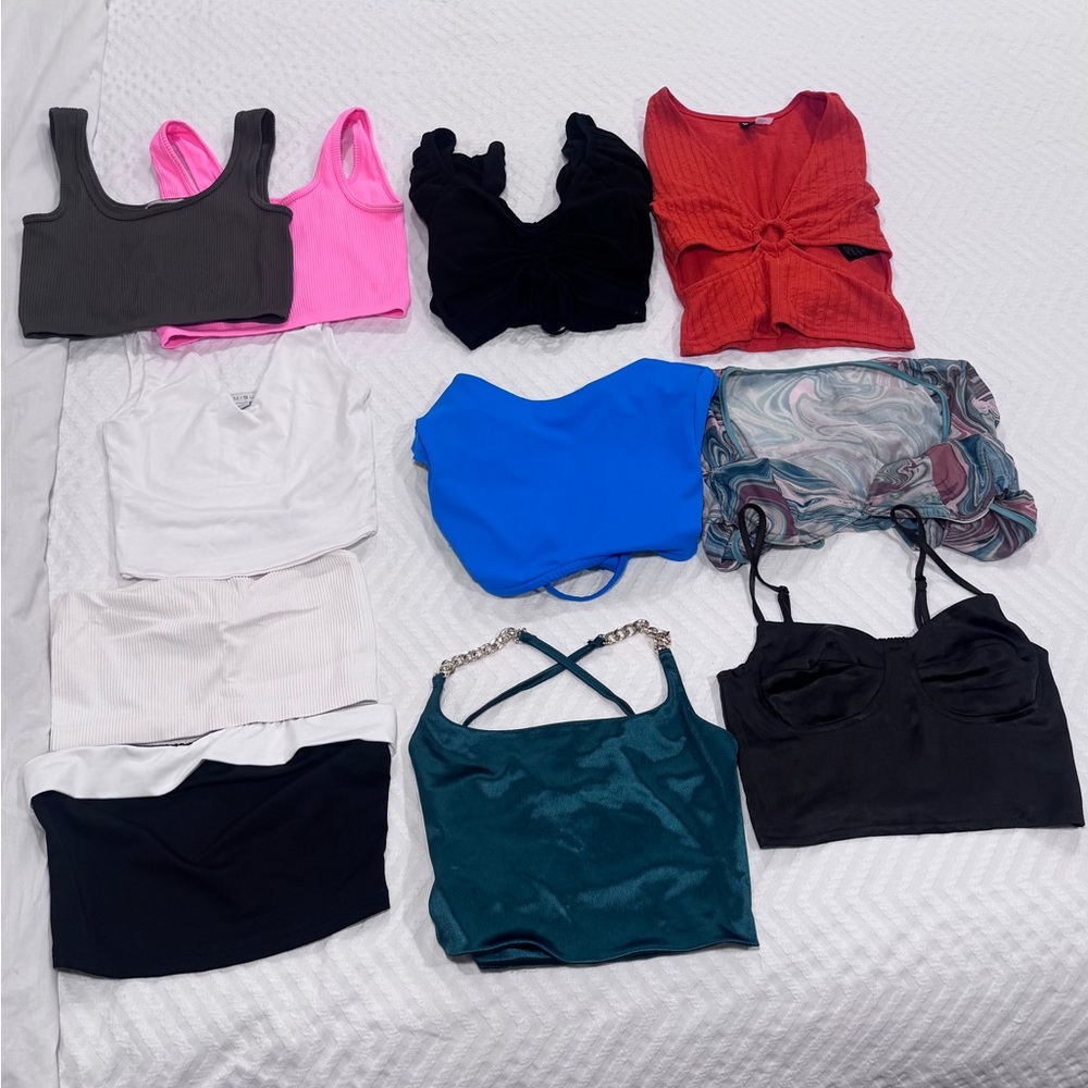 Assorted Summer Cropped Tops - image 1